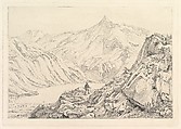 Bockhart Lake (Der Bockhardsee), Johann Christoph Erhard  German, Etching; proof before letters