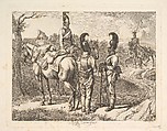 Russian Cuirassiers, Johann Christoph Erhard  German, Etching; third state