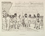 Austrian Grenadiers, Johann Christoph Erhard German, Etching; second state