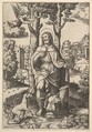 Saint Roch, Master of the Die Italian, Engraving