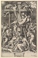 The Descent from the Cross, Master of the Die Italian, Engraving
