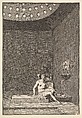 A Turkish Bath (Aubry de La Mottraye's "Travels throughout Europe, Asia and into Part of Africa...," London, 1724, vol. I, pl. 10), William Hogarth British, Etching and engraving