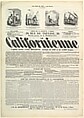 Le Journal Pour Rire, Journal d'Iimages, Journal Comique, Critique, Satirique et Moqueur, August 23, 1850, Published by Charles Philipon (French, Lyons 1800–1862 Paris)  , Paris, Commercial Process