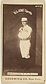Wheelock, Right Field, Boston, from the Old Judge series (N172) for Old Judge Cigarettes, Goodwin & Company, Albumen photograph