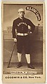 Baldwin, Pitcher, Chicago, from the Old Judge series (N172) for Old Judge Cigarettes, Goodwin & Company, Albumen photograph