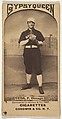 Ceiss, Pitcher, Chicago, from the Old Judge series (N172) for Old Judge and Gypsy Queen Cigarettes, Goodwin & Company, Albumen photograph