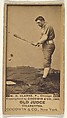 William H. "Dad" Clarke, Pitcher, Chicago, from the Old Judge series (N172) for Old Judge Cigarettes, Goodwin & Company, Albumen photograph