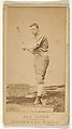 William H. "Dad" Clarke, Pitcher, Chicago, from the Old Judge series (N172) for Old Judge Cigarettes, Goodwin & Company, Albumen photograph