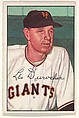 Leo Durocher, Manager, New York Giants, from Picture Cards, series 6 (R406-6) issued by Bowman Gum, Issued by Bowman Gum Company, Commercial color lithograph