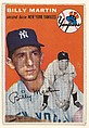 Card Number 13, Billy Martin, 2nd Base, New York Yankees, from 