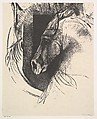 The Charger, Odilon Redon  French, Lithograph