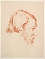 Portrait of Paul Sérusier, Odilon Redon  French, Lithograph printed in red ink