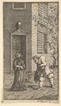 Hudibras Wooing the Widow (Seventeen Small Illustrations for Samuel Butler's Hudibras, no. 13), William Hogarth  British, Etching and engraving