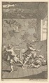 Hudibras Beating Sidrophel and Whachum (Seventeen Small Illustrations for Samuel Butler's Hudibras, no. 12), William Hogarth  British, Etching and engraving