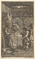 Hudibras Visiting Sidrophel (Seventeen Small Illustrations for Samuel Butler's Hudibras, no. 11), William Hogarth  British, Etching and engraving