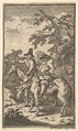 Hudibras Sallying Forth (Seventeen Small Illustrations for Samuel Butler's Hudibras, no. 1), William Hogarth  British, Etching and engraving