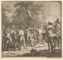 Hudibras First Adventure (Seventeen Small Illustrations for Samuel Butler's Hudibras, no. 2), William Hogarth  British, Etching and engraving