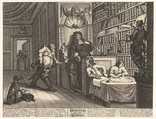 Hudibras and the Lawyer (Twelve Large Illustrations for Samuel Butler's Hudibras, Plate 12), William Hogarth  British, Etching and engraving; second state of three