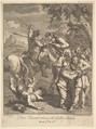 Don Quixote Releases the Galley Slaves (Six Illustrations for Don Quixote), William Hogarth British, Etching and engraving; third state of three