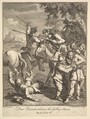 Don Quixote releases the Galley Slaves (Six Illustrations for Don Quixote), William Hogarth British, Etching and engraving; third state of three