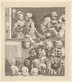 The Laughing Audience, William Hogarth British, Etching; fourth state four