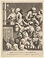 The Laughing Audience, William Hogarth  British, Mezzotint with etching