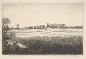 View of Ranby's House, William Hogarth  British, Etching and engraving; second state of two