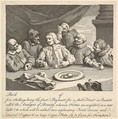 Columbus Breaking the Egg, William Hogarth  British, Etching and engraving; first state of two