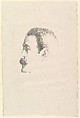Portrait of Ricardo Vines, Odilon Redon  French, Lithograph