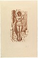 Standing Nude, Pierre Bonnard  French, Lithograph