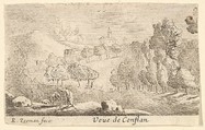 Veüe de Conflans, Reinier Nooms, called Zeeman Dutch, Etching and drypoint