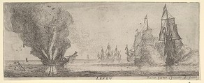 Le Feu, from The Elements, Reinier Nooms, called Zeeman Dutch, Etching; second state
