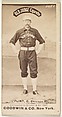 Frank Sylvester "Silver" Flint, Catcher, Chicago, from the Old Judge series (N172) for Old Judge Cigarettes, Goodwin & Company, Albumen photograph