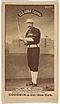 Frank Sylvester "Silver" Flint, Catcher, Chicago, from the Old Judge series (N172) for Old Judge Cigarettes, Goodwin & Company, Albumen photograph