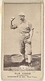 C.E. Hoover, Catcher, Chicago, from the Old Judge series (N172) for Old Judge Cigarettes, Goodwin & Company, Albumen photograph