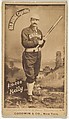 "$10,000" Kelly, Chicago, from the Old Judge series (N172) for Old Judge Cigarettes, Goodwin & Company, Albumen photograph