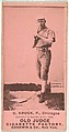 August H. "Gus" Krock, Pitcher, Chicago, from the Old Judge series (N172) for Old Judge Cigarettes, Goodwin & Company, Albumen photograph