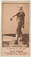 August H. "Gus" Krock, Pitcher, Chicago, from the Old Judge series (N172) for Old Judge Cigarettes, Goodwin & Company, Albumen photograph