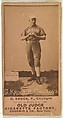 August H. "Gus" Krock, Pitcher, Chicago, from the Old Judge series (N172) for Old Judge Cigarettes, Goodwin & Company, Albumen photograph