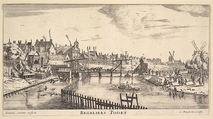 Regeliers Poort, Reinier Nooms, called Zeeman Dutch, Etching