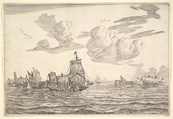 After the Battle, Reinier Nooms, called Zeeman Dutch, Etching; state II