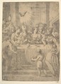 The presentation of Christ in the temple, Andrea Schiavone (Andrea Meldola) Italian, Etching