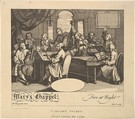 Concert Ticket - Mary's Chappel, Five at Night, Jane Ireland  British, Engraving