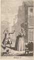 Frontispiece to Moliere's "Sganarelle, ou le Cocu Imaginaire" (The Imaginary Cuckold), John Vandergucht  British, Engraving; second state of two