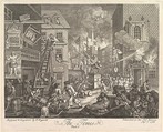 The Times, Plate 1, William Hogarth  British, Etching and engraving; third state of three