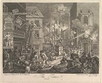 The Times, Plate 1, William Hogarth  British, Etching and engraving; third state of three