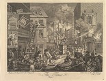 The Times, Plate 1, William Hogarth  British, Etching and engraving; third state of three