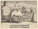 Two Dromedaries (Aubry de La Mottraye's "Travels throughout Europe, Asia and into Part of Africa...," London, 1724, plate 314), William Hogarth British, Engraving; first state of two