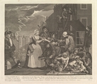 A Rake's Progress, Plate 4, William Hogarth  British, Etching and engraving; third state of three