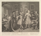 A Rake's Progress, Plate 2, William Hogarth  British, Etching and engraving; fourth state of four